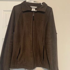 Columbia Dark Brown Fleece Jacket